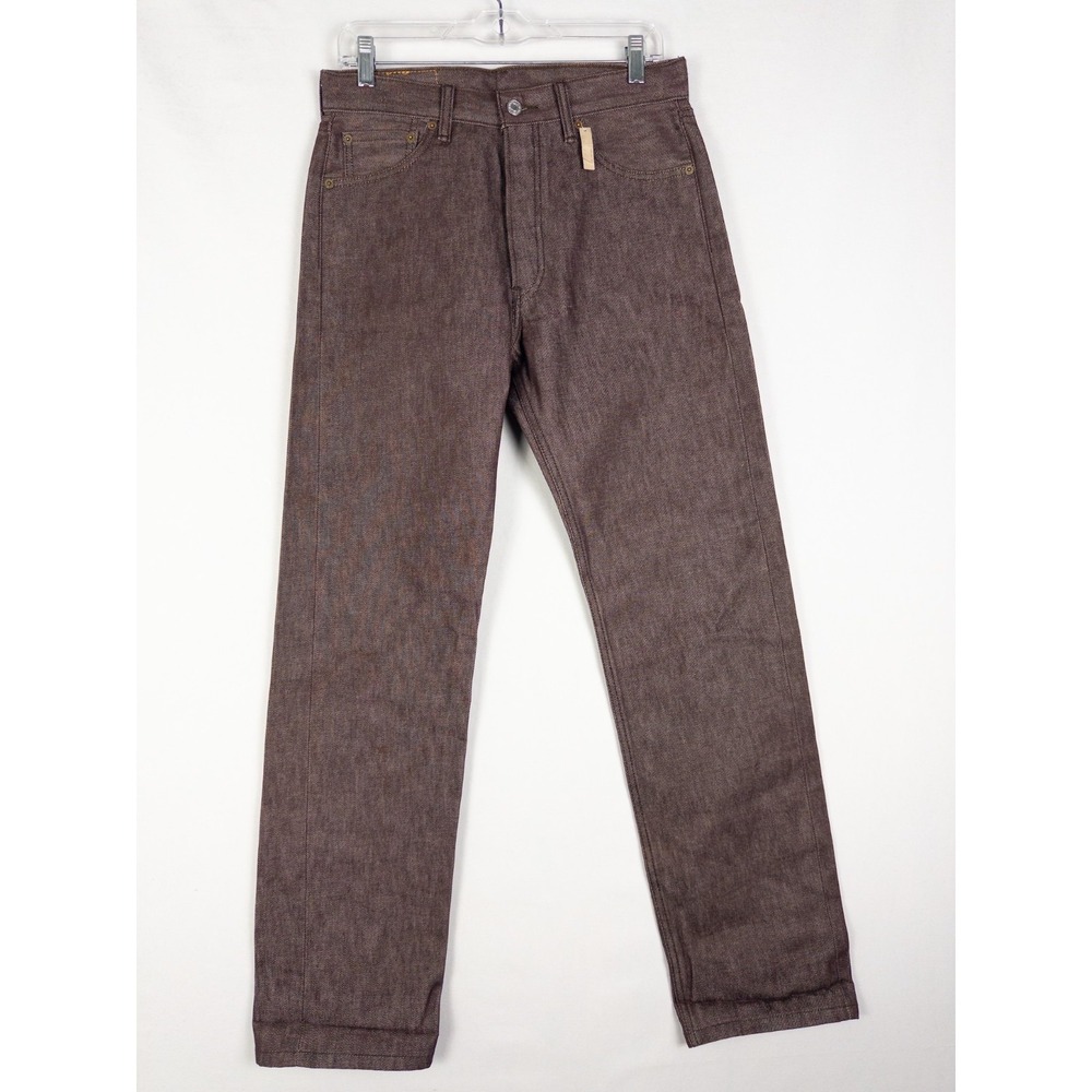 NWOT Levi's 501 XX Jeans Mens 30x32‎ Tan Button Fly High Rise Tapered Denim